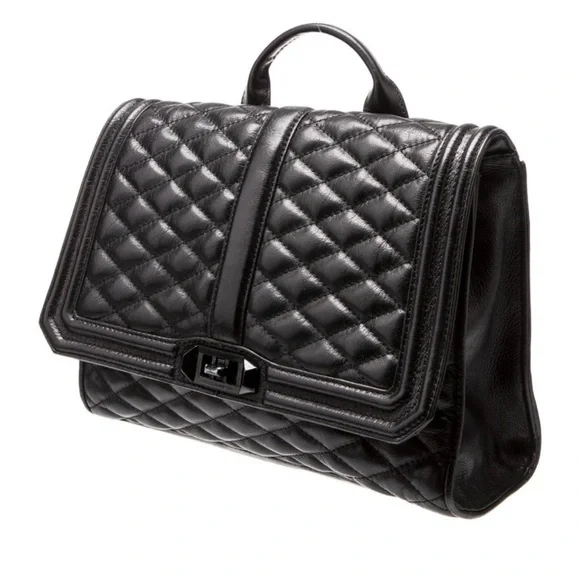 Rebecca Minkoff Mansfiled Black Pebbled Leather Convertible Backpack/Sling - EUC Rebecca Minkoff Mansfiled Black Pebbled Leather Convertible  main image 2